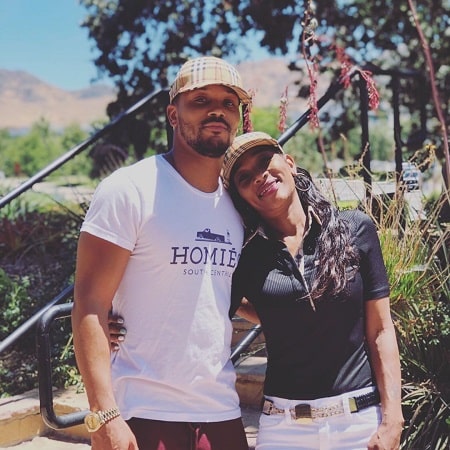 A picture of Percy Romeo Miller with his mamma, Sonya C Miller.